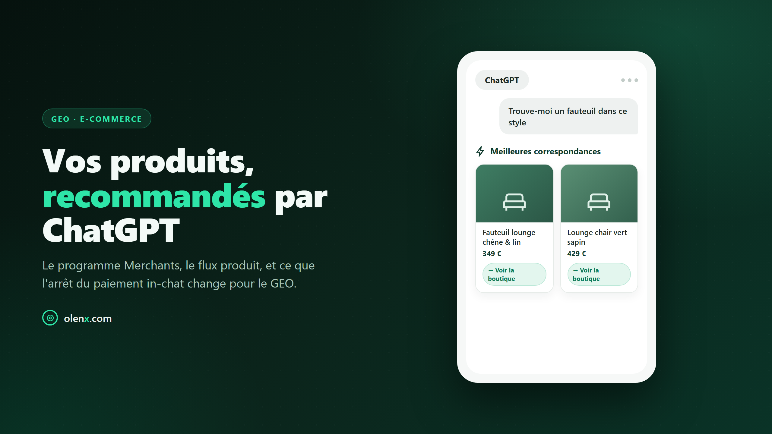 ChatGPT Merchants : faire recommander ses produits dans ChatGPT (2026)