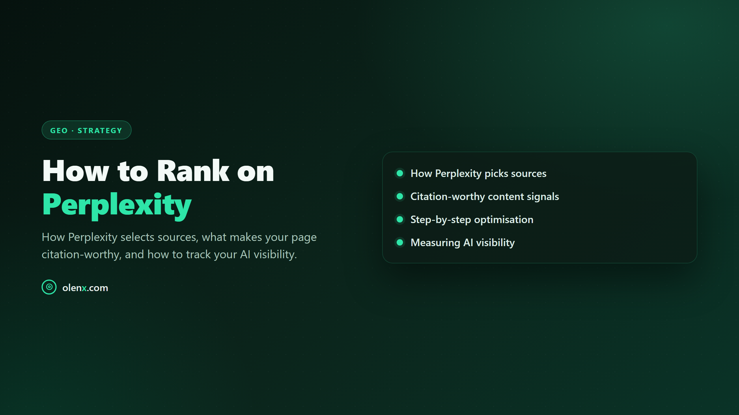 How to Rank on Perplexity