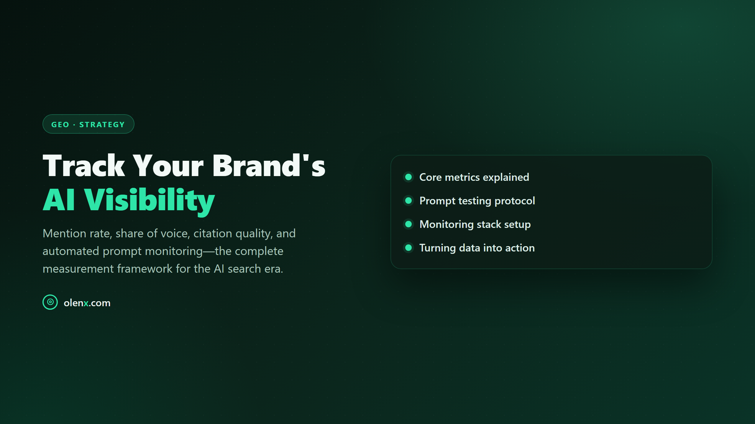 How to Track Your Brand's AI Visibility