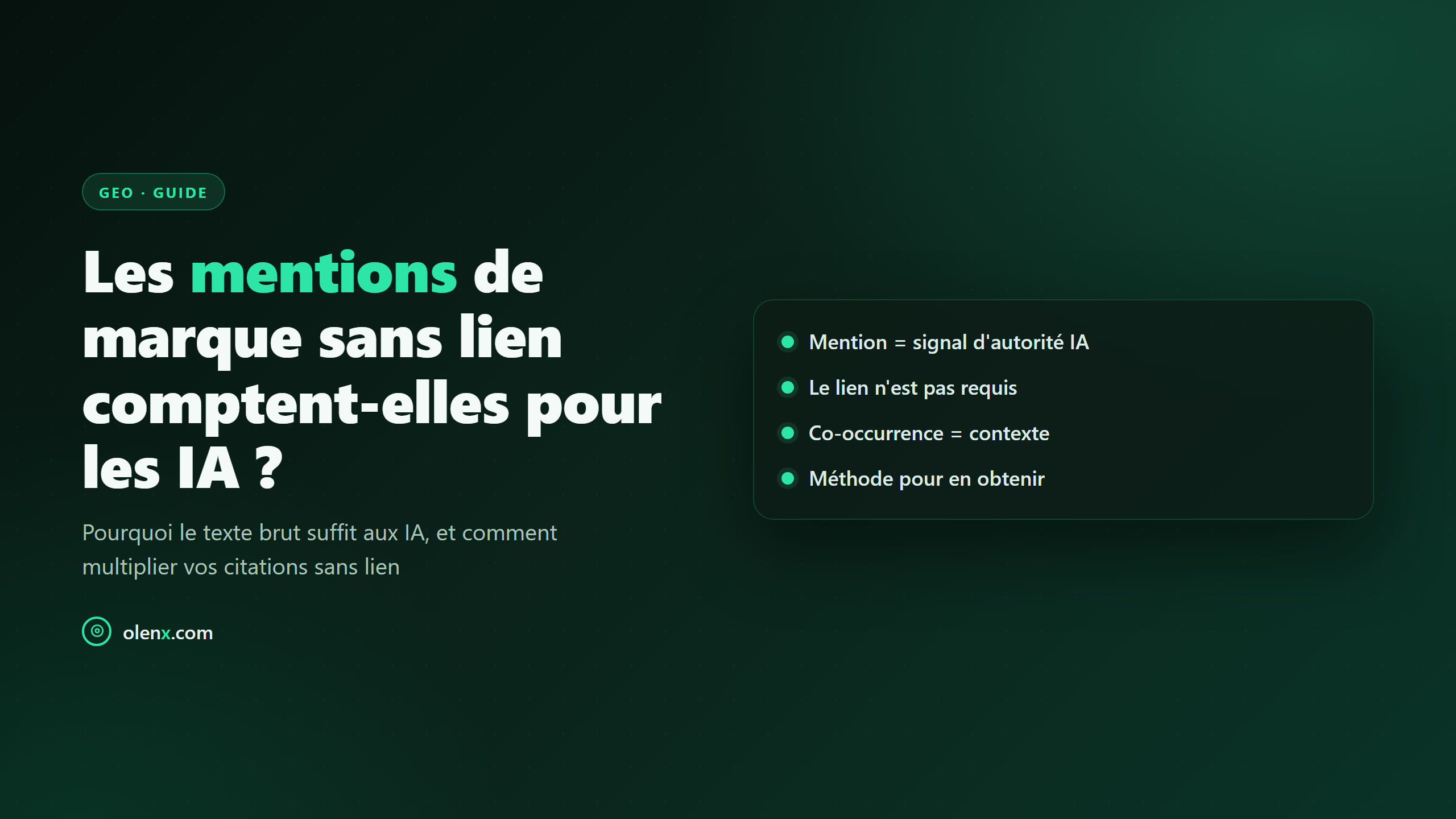 Les mentions de marque sans lien comptent-elles pour les IA ?